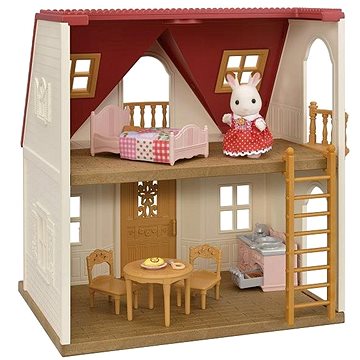 Sylvanian Families 5567 Starter Haus Mit Rotem Dach - Neu