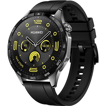 Huawei Watch GT 4 46 Mm Black Fluoroelastomer Strap