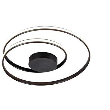 Immax NEO ROUND Smart Deckenleuchte D70cm 35W Schwarz Zigbee 3.0