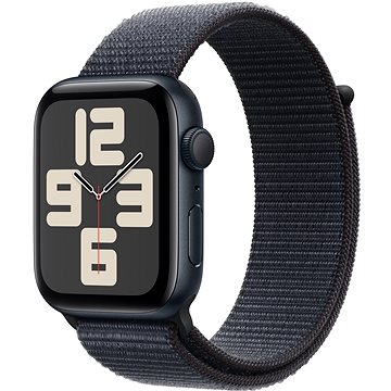 Apple Watch SE 44mm Aluminium Mitternacht mit Sport Loop Tinte