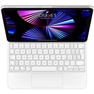 Apple Magic Keyboard iPad Pro 11" 2020 (4. Gen) und iPad Air (5. Gen), weiß - DE