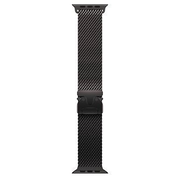 Apple Watch 49mm Milanese Loop Schwarz Titanium - Medium