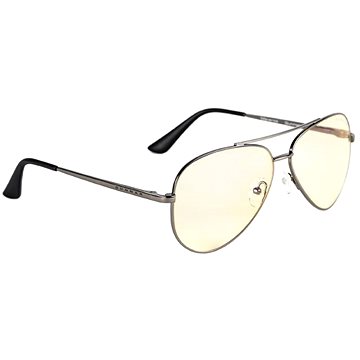 GUNNAR Maverick Gunmetal, Braunglas