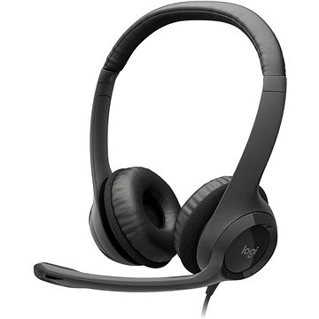 Logitech USB-Headset H390 schwarz