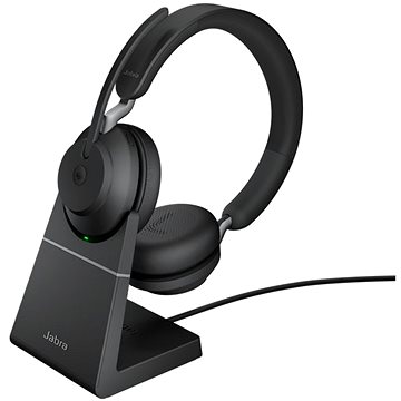 Jabra Evolve2 65 MS Stereo USB-A Stand Black