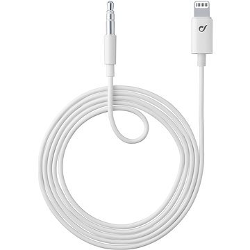 Cellularline Aux Music Cable Ligtning Stecker + 3,5 Mm Klinke MFI-Zertifizierung Weiß