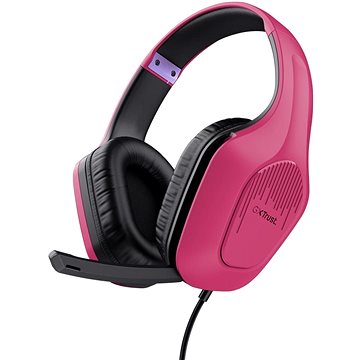 Trust GXT415P ZIROX HEADSET - rosa