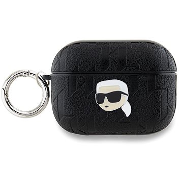 Karl Lagerfeld PU Embossed Karl Head Hülle für AirPods Pro 2 Black