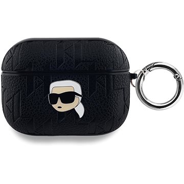 Karl Lagerfeld PU Embossed Karl Head Hülle für AirPods Pro Black