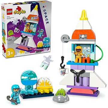 LEGO DUPLO 10422 3-in-1-Spaceshuttle für viele Abenteuer