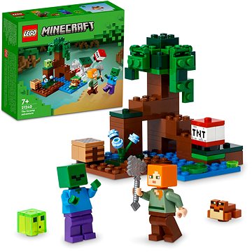 LEGO® Minecraft® 21240 Das Sumpfabenteuer