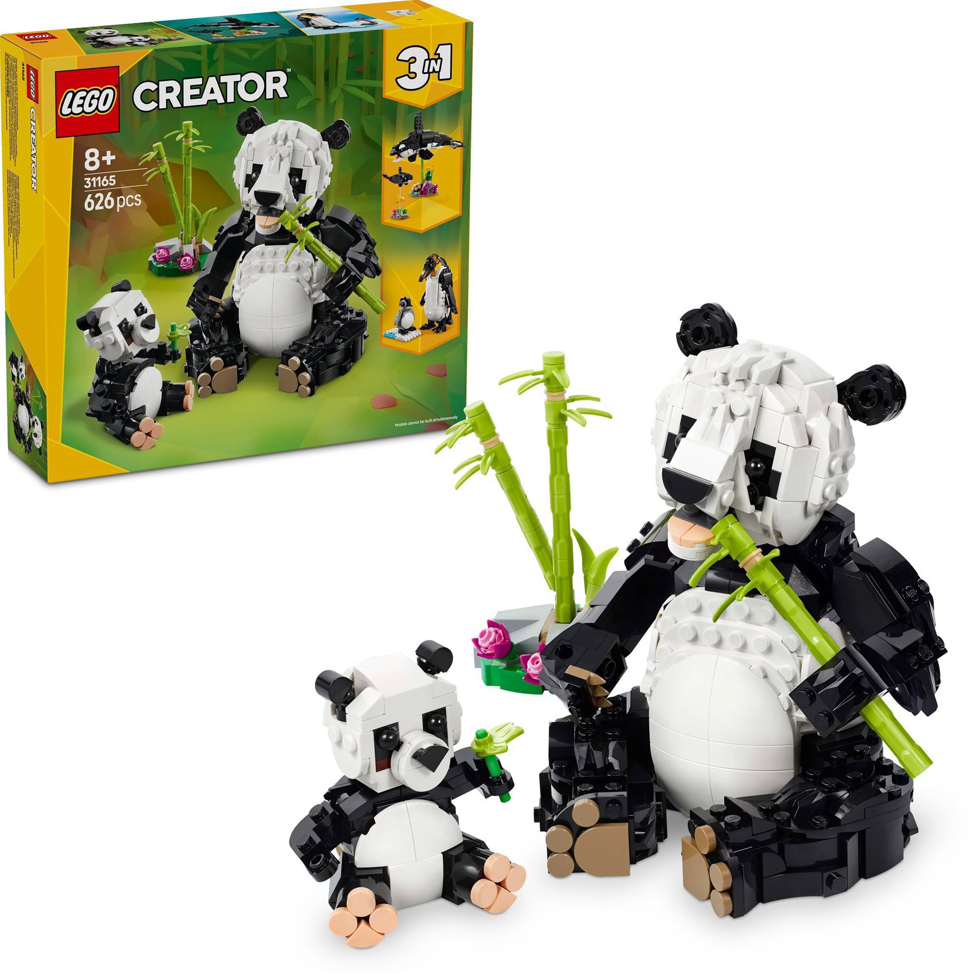 E-shop LEGO® Creator 3 v 1 31165 Wilde Tiere: Pandafamilie