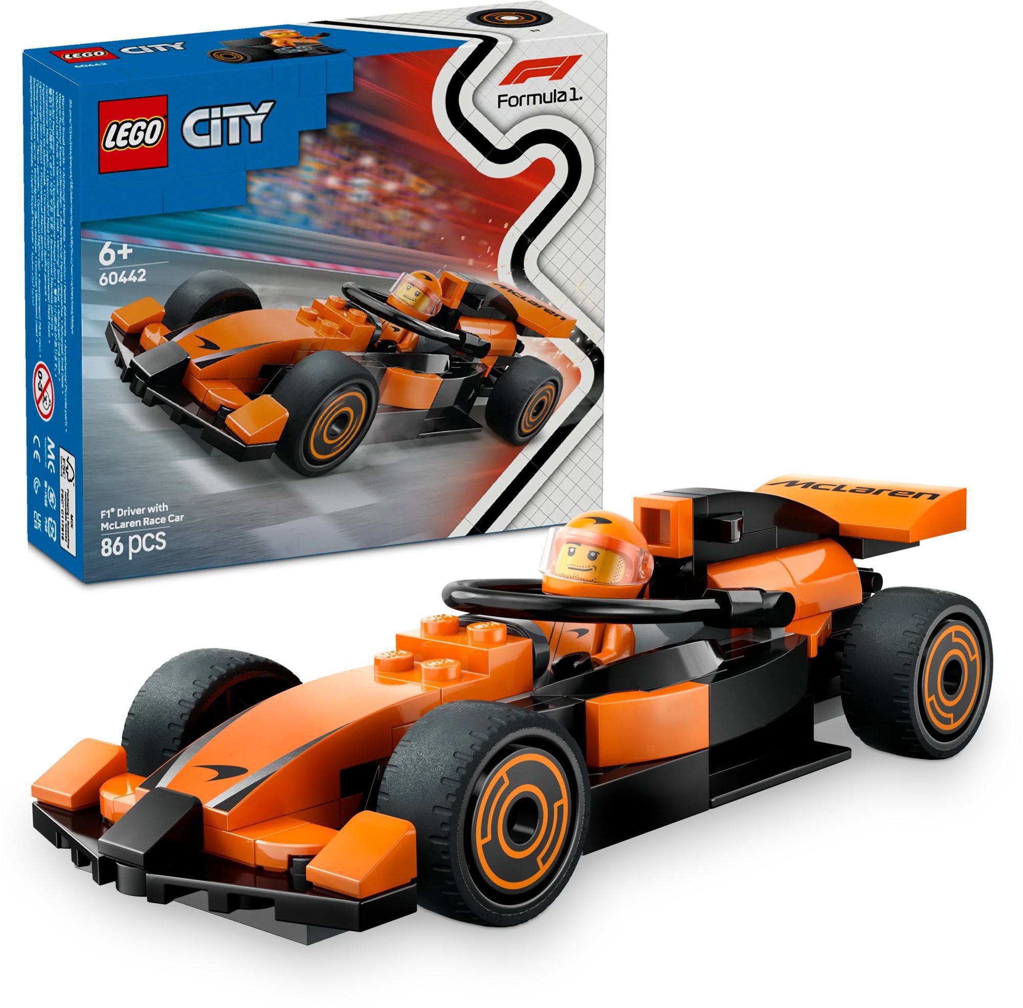 LEGO® City 60442 F1® Driver Mit McLaren Race Car