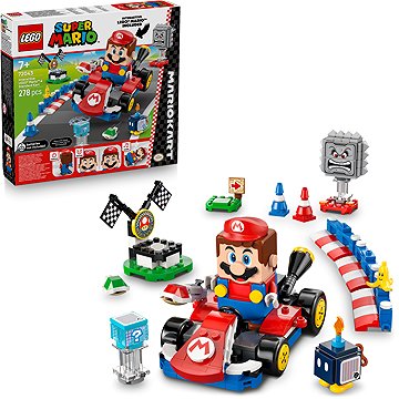 LEGO Super Mario 72043 Mario Kart – Interaktiver LEGO Mario & Standard-Kart