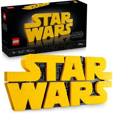 LEGO Star Wars 75407 Star Wars Logo aus LEGO Steinen