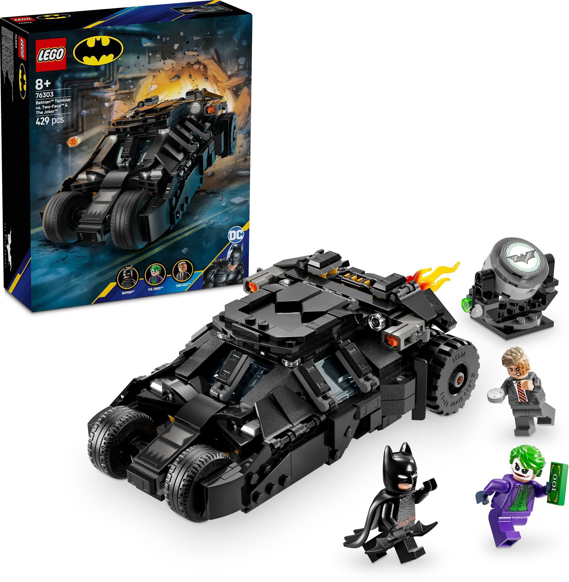 LEGO® DC Batman™ 76303 Batman™ Tumbler Vs. Two-Face™ & The Joker™