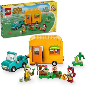 LEGO Animal Crossing 77054 Gerds Wohnwagen & Gärtnerei