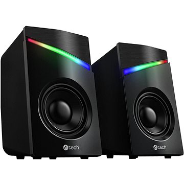 C-TECH SPK-15, 2.0, RGB, schwarz