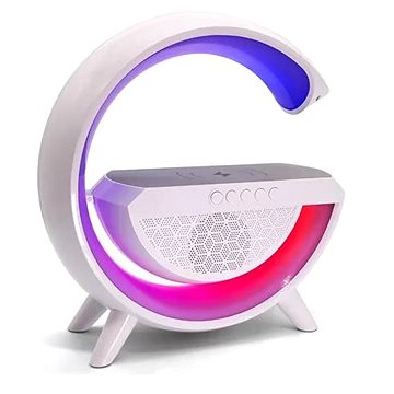 ALUM Bluetooth-Lautsprecher mit LED-Lampe und kabellosem Ladegerät - BT-2301