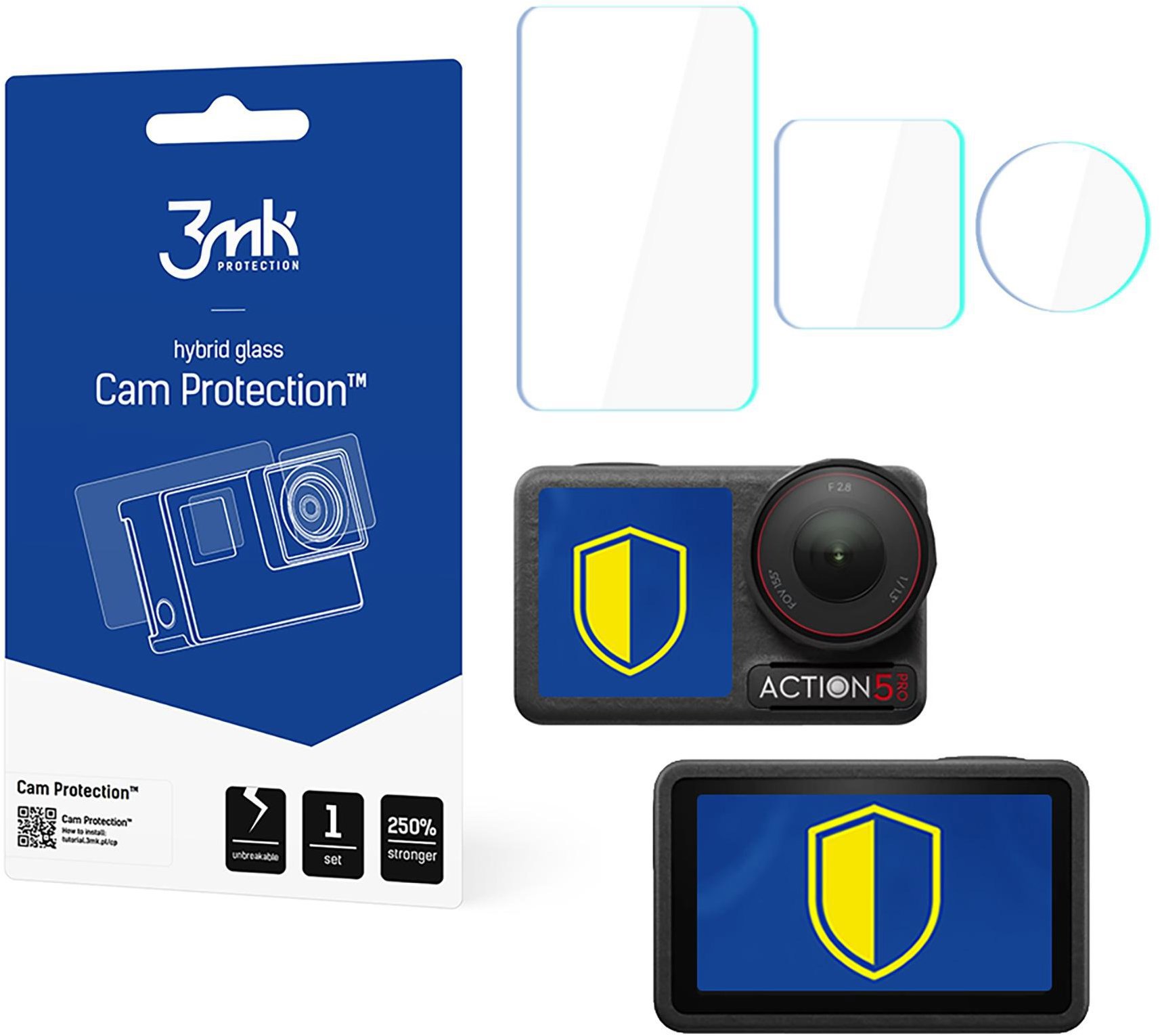 3MK Cam Protection für DJI Osmo Action 5 Pro