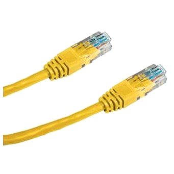 Patchkabel, Datacom, CAT6 UTP, 0,25 M Gelb