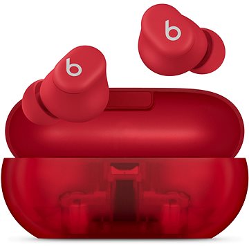 Beats Solo Buds Transparent Red