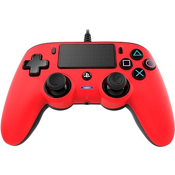 Nacon Wired Compact Controller PS4 - Rot