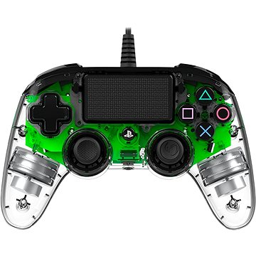 Nacon Wired Compact Controller PS4 - Transparent-Grün