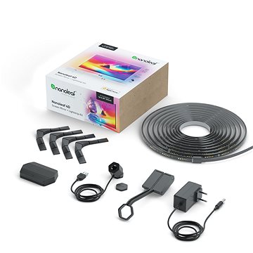 Nanoleaf 4D TV Screen Mirror + Lightstrips Starter Kit 5.2M Für TV Bis Zu 85'' / 216cm