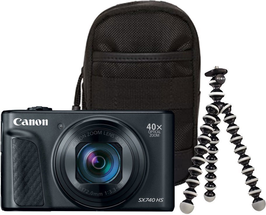 Canon PowerShot SX740 HS LITE Schwarz Travel Kit