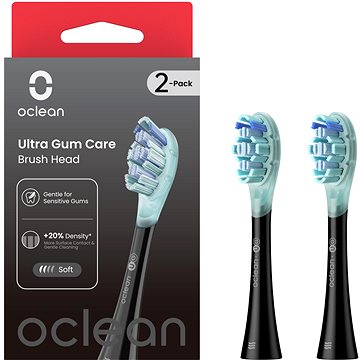 Oclean Ultra Gum Care UG02 2 Stück, Schwarz