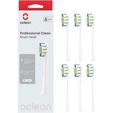 Oclean Professional Clean P1C1 W06 6 Stück Weiß