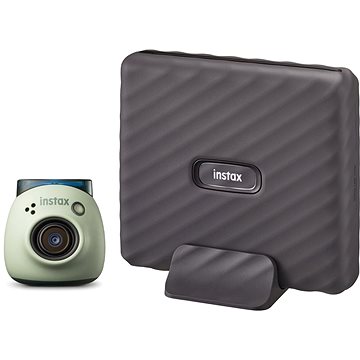 Fujifilm Instax Wide Link Gray + Fujifilm Instax Pal Green