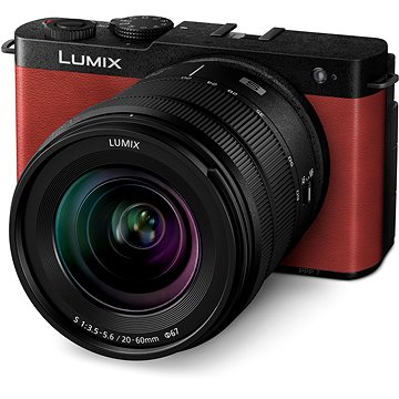 Panasonic Lumix DC-S9 Rot + Lumix S 20-60 mm f/3,5-5,6 Makro-OIS