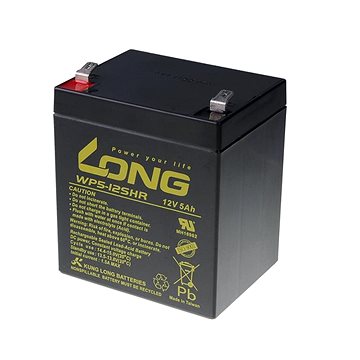 Long 12 Volt - 5 Ah Bleiakku HighRate F2 (WP5-12SHR F2)