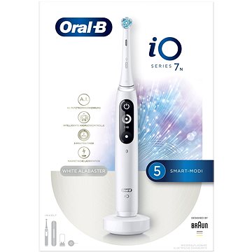 Oral-B IO Series 7 White Alabaster Magnetische Zahnbürste