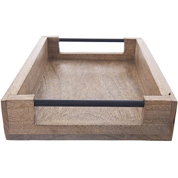 E-shop ORION MANGO Tablett 30,5 × 20,5 cm Holz/Metall