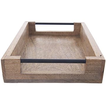 E-shop ORION MANGO Tablett 35,5 × 25,5 cm Holz/Metall