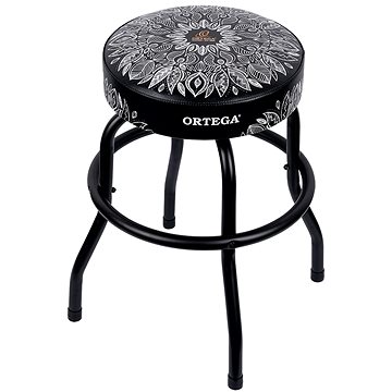 ORTEGA Barhocker 24" White Kaleidoscope