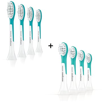 Philips Sonicare For Kids HX6044/33 - 4 Stück + Philips Sonicare For Kids HX6034/33 - 4 Stück