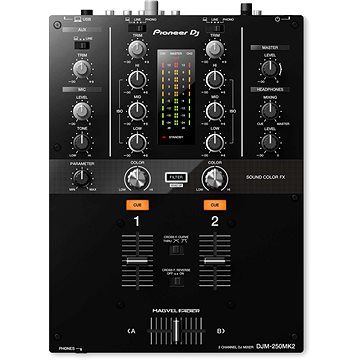 Pioneer DJM-250MK2 - schwarz Mischpult