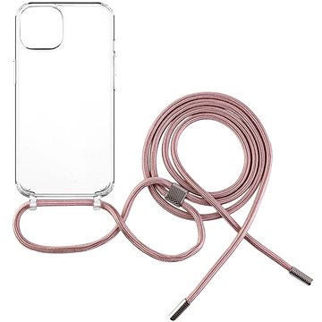 FIXED Pure Neck AntiUV Cover Mit Rosa Lanyard Für Apple IPhone 13