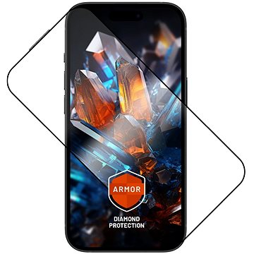 FIXED Armor Mit Applikator Für Apple IPhone 15 Schwarz