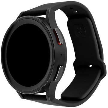 FIXED Silikon-Sportarmband mit Schnellverschluss 22mm für Smartwatch schwarz