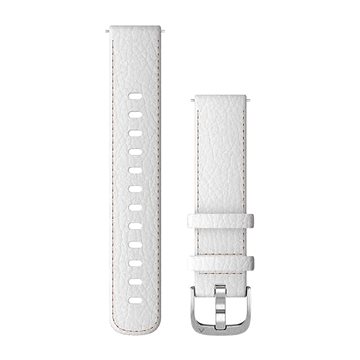Garmin Quick Release 18 Lederarmband - weiß
