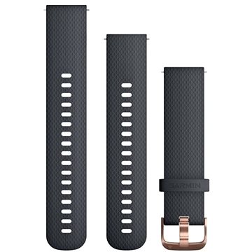 Garmin Quick Release Band (20 mm), dunkelblau, Schnalle roségold