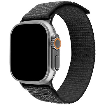 FIXED Nylon Sporty Strap für die Apple Watch Ultra 49 mm, dunkelgrau