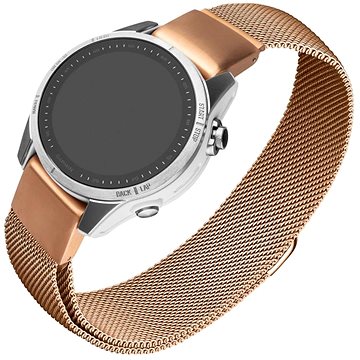 FIXED Mesh Strap für Garmin QuickFit 20mm Rose Gold
