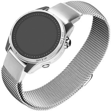 FIXED Mesh Strap für Garmin QuickFit 20mm Silber