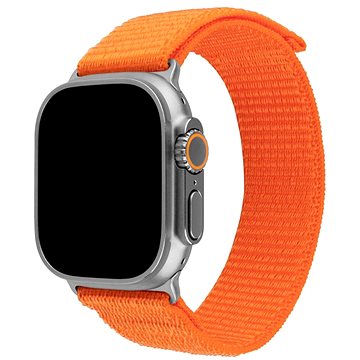 FIXED Nylon Sporty Strap Für Die Apple Watch Ultra 49 Mm Orange